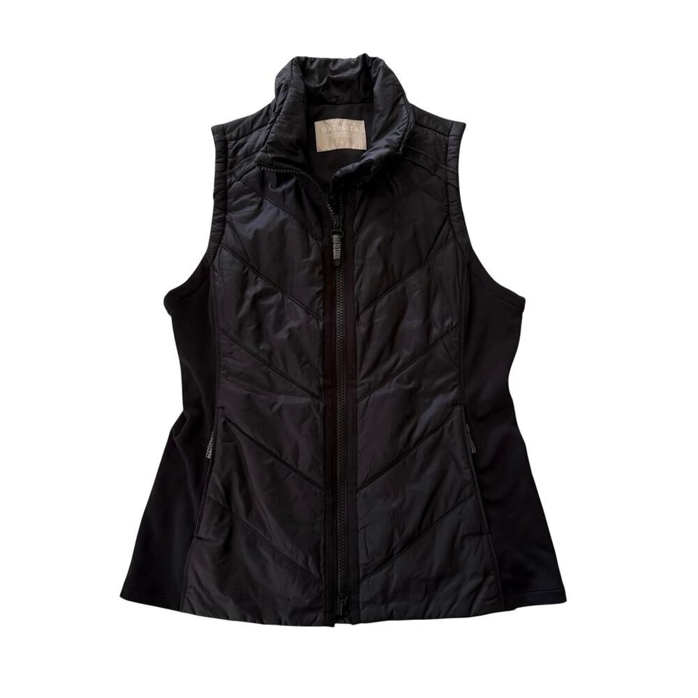 Athleta Rock Ridge PrimaLoft Vest Womens Size L Pockets Outdoor Travel Walking